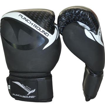 PunchR™ Punch Round No-Fear Bokshandschoenen Zwart Wit, Verzenden