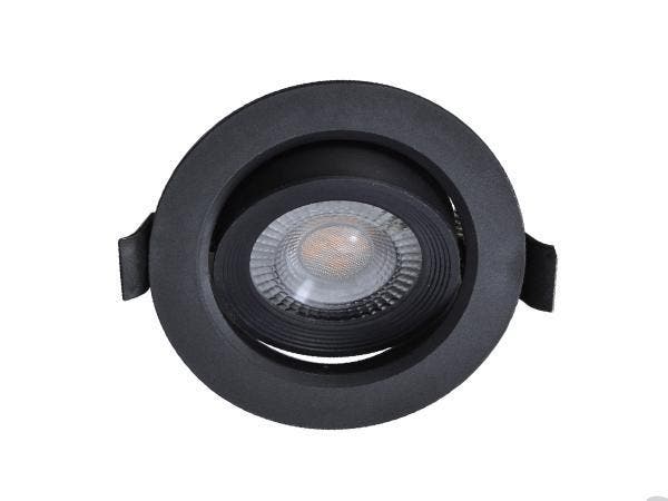 Veiling - 50x 4.9W SMD LED Inbouwspot 3000K zwart met lens, Autos : Pièces & Accessoires, Éclairage