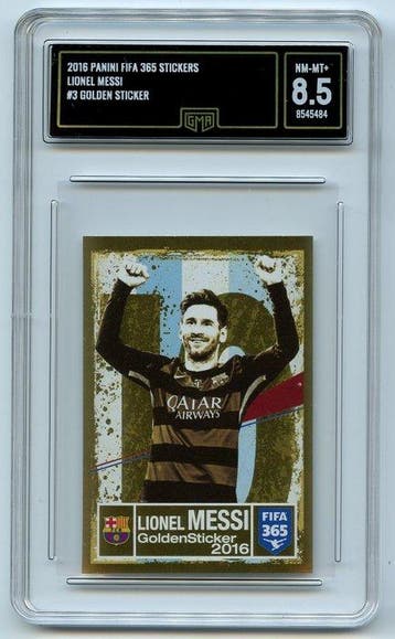 Panini - Lot of 2 - 2016 - Fifa 365 - Golden Sticker GMA 8.5, Verzamelen, Nieuw