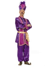 Sultan Kostuum Paars Heren, Verzenden, Nieuw