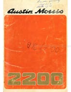 1972 AUSTIN | MORRIS 2200 INSTRUCTIEBOEKJE NEDERLANDS