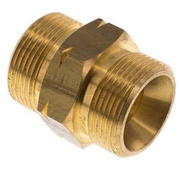 Dubbele Nippel G1 1/4 Buitendraad X Buitendraad Linkshandig, Verzenden, Nieuw
