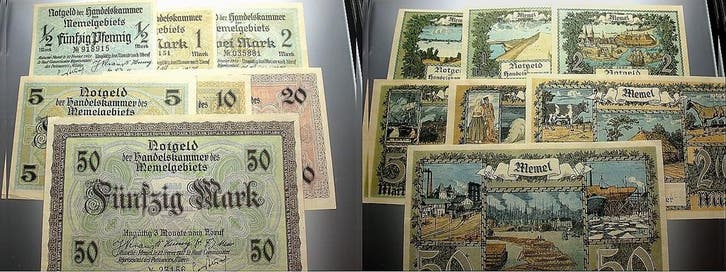 Serie 1/2 Mark 50 Mark (7 Stueck) 22 2 1922 biljet nach R..., Postzegels en Munten, Bankbiljetten | Europa | Niet-Eurobiljetten