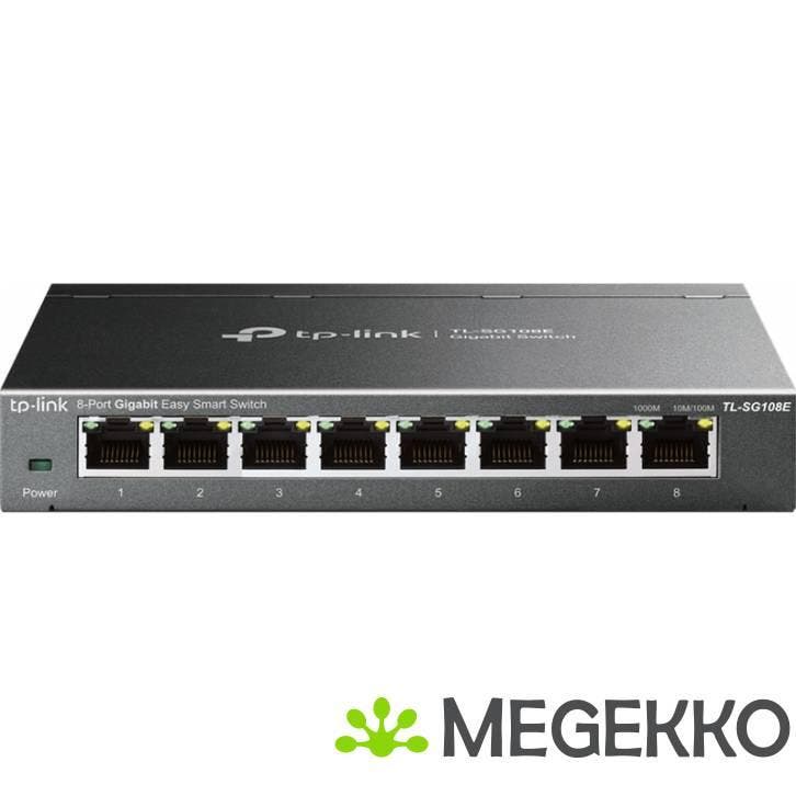TP-Link 8-Port Gigabit TL-SG108E, Computers en Software, Overige Computers en Software, Nieuw, Verzenden