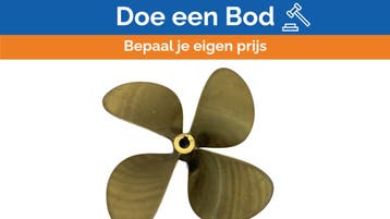 Bieden: Vetus P4E-18 X 21 R Propeller 4-Blade Brass Right H, Ophalen of Verzenden