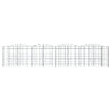vidaXL Schanskorf gewelfd verhoogd 400x50x100 cm, Tuin en Terras, Verzenden, Nieuw