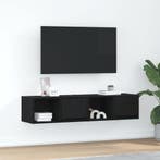 vidaXL Tv-kasten 60x31x25,5 cm spaanplaat zwart eikenkleurig, Huis en Inrichting, Verzenden, Nieuw
