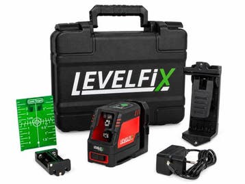 Veiling - LevelFix kruislijnlaser groen met koffer CL130G, Nieuw