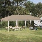 vidaXL Pop-up Feesttent 575 x 290 x 245 cm Crèmekleurig, Verzenden, Nieuw