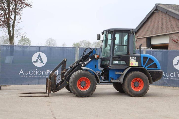 Veiling: Wiellader Bobcat AL350D Diesel 46kW 2008, Zakelijke goederen, Machines en Bouw | Kranen en Graafmachines, Ophalen