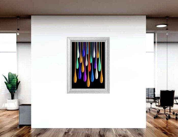 Giuseppe Fortunato (1956) - Scende qualcosa dal cielo, Antiek en Kunst, Kunst | Designobjecten