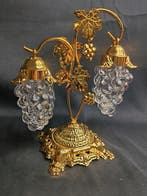 Zout- en pepervaatjes (2) - tros druiven - goudkleurig