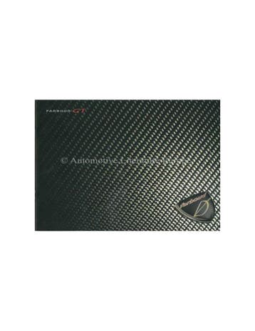 2002 FARBOUD GT BROCHURE ENGELS, Nieuw