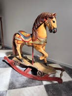 Unknown Manufacturer - Speelgoed Carved Wooden Horse On