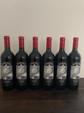 2007 Achille Boroli, Villero - Barolo DOCG - 6 Flessen (0.75, Nieuw