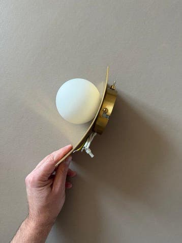 Wandlamp (2) - Gegoten messing