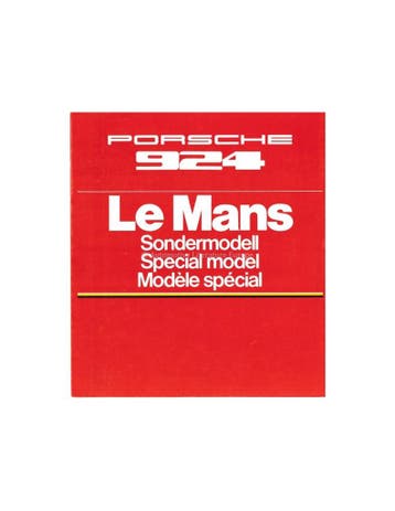 1980 PORSCHE 924 LE MANS BROCHURE