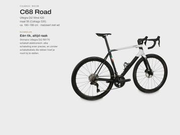 Colnago C68 Ultegra Di2 koersfiets nieuw zwart maat 56 (530), Fietsen en Brommers, Overige merken, 28 inch, Carbon, Nieuw