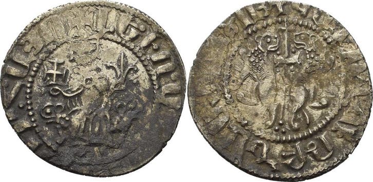 Tram Armenien Leon I 1196-1219, Timbres & Monnaies, Monnaies | Amérique, Envoi