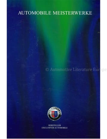 2002 BMW ALPINA RANGE BROCHURE DUITS, Nieuw