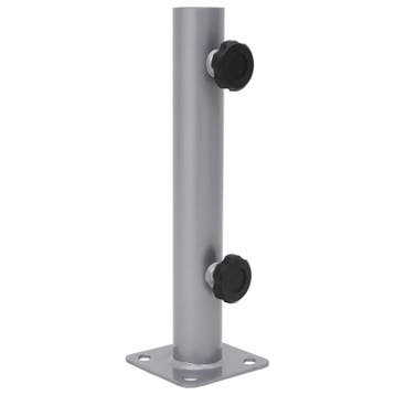vidaXL Parasolvoet voor Ø32/34/38 mm stok staal, Verzenden, Nieuw