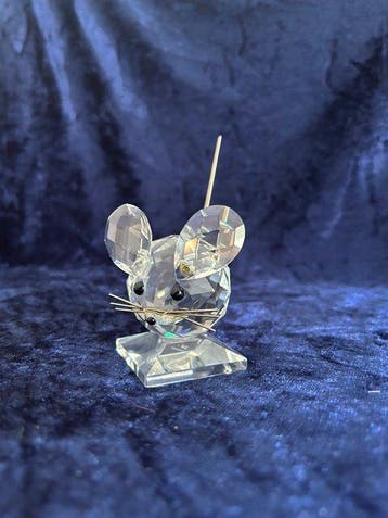 Swarovski - Beeldje - Replica mouse - 183272 - Kristal,