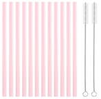 Fako Bijoux - Siliconen Rietjes Pastel -  12 Herbruikbare, Verzenden