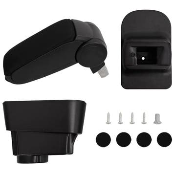 vidaXL Armsteun 11x35x(32-49) cm ABS zwart, Verzenden