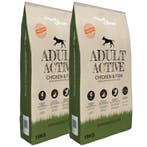 vidaXL Premium hondenvoer droog Adult Active Chicken & Fish, Dieren en Toebehoren, Verzenden, Nieuw