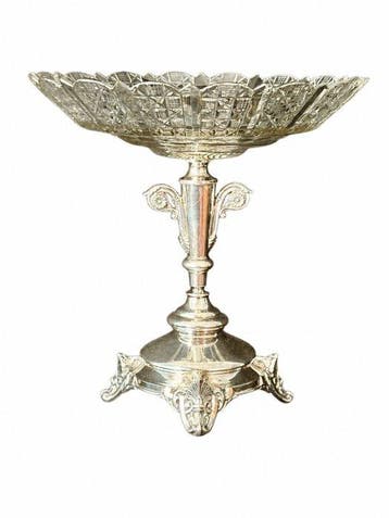 Tafelmiddenstuk - .750 zilver - monumentaal tafelstuk