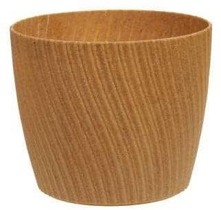 Bloempot Bloemenvaas Mika Eco Natural Wood 13 cm, Maison & Meubles, Accessoires pour la Maison | Plantes & Fleurs artificielles