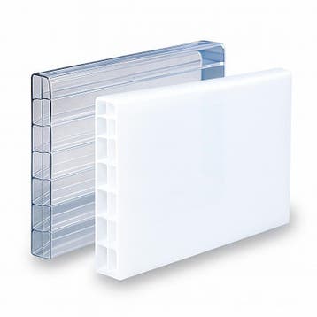 Polycarbonaat platen 16 mm 3 laags transparant, Benelux, Verzenden, Nieuw, Overige materialen, Minder dan 20 mm