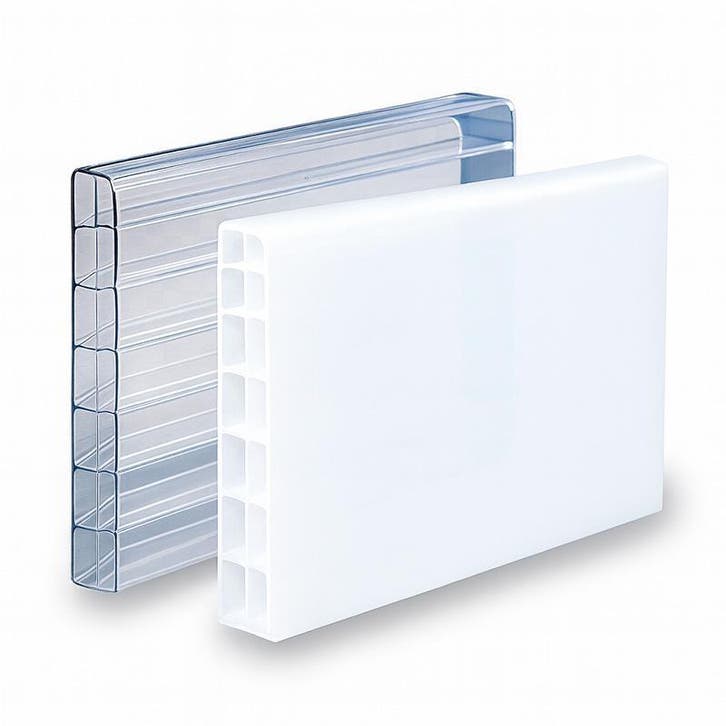 Polycarbonaat platen 16 mm 3 laags transparant, Benelux, Doe-het-zelf en Bouw, Platen en Panelen, Minder dan 20 mm, Nieuw, Overige materialen