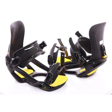 L snowboard bindingen SALOMON UNITE, black/yellow, Verzenden