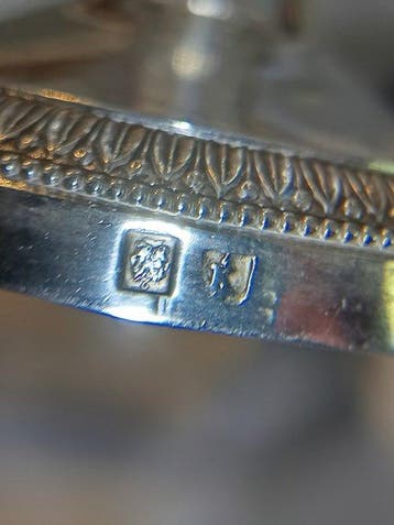 Serveerschaal (2) - .833 zilver - Nederland 1920.