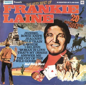 Frankie Laine - The Very Best Of Frankie Laine, Verzenden