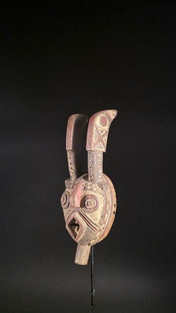 Houten masker - Mossi - Burkina Faso (Zonder minimumprijs)