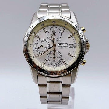 Seiko - Chronograph White Gold - Sans prix de réserve -