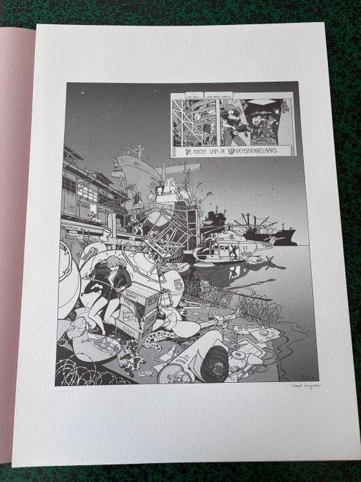 Henk Kuijpers - 1 Silkscreen - Wonderland half vier uitgaves, Livres, BD