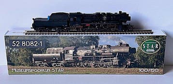 Roco H0 - STAR52DC-PCW - Stoomlocomotief met tender (1) - BR, Hobby en Vrije tijd, Modeltreinen | H0, Nieuw