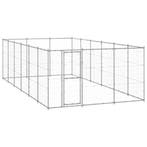 vidaXL Hondenkennel 21,78 m² gegalvaniseerd staal, Verzenden, Nieuw