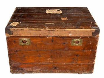 baule militare antico 1920 - Reiskoffer, Antiek en Kunst