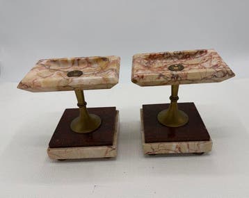 Cassolette (2) - Marbre, Bronze, Antiek en Kunst