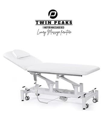 Massagetafel “TWIN PEAKS” Wit (Saloninrichting Massage), Verzenden