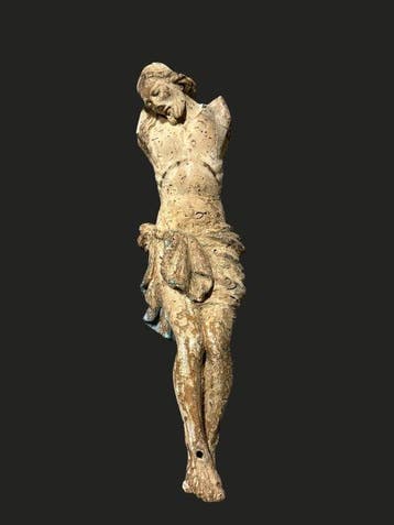 sculptuur, Cristo morto - 38 cm - Lindehout - 1700