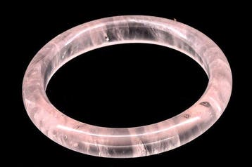 Quartz rose naturel de première qualité bracelet jonc -