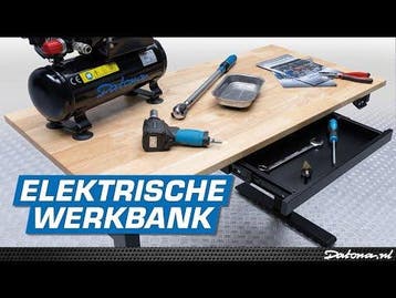 Datona Verstelbare werkbank – elektrisch in hoogte, Doe-het-zelf en Bouw, Werkbanken, Ophalen of Verzenden, Nieuw