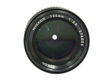 Nikon Nikkor 135mm 1:3.5 Prime lens, Nieuw