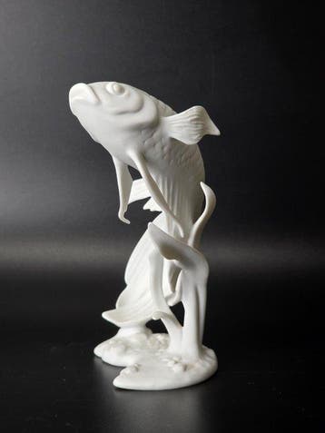 Kaiser - Beeldje - Siamese Fighting Fish - Biscuit porselein