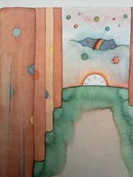 Jean-Michel Folon (1934-2005) - Sa représentation dadieu, Antiquités & Art